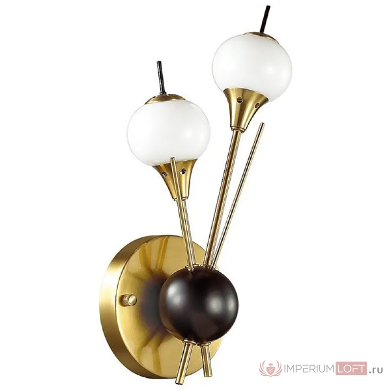 Бра White Glass Globes Sputnik Wall Lamp от ImperiumLoft