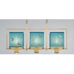 Люстра с бабочками Butterflies Blue Background Chandelier от ImperiumLoft