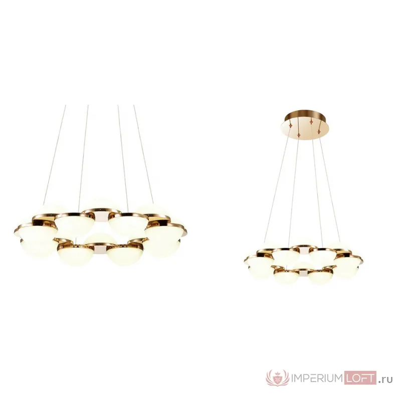 Люстра Barbolano Chandelier Gold 8 от ImperiumLoft