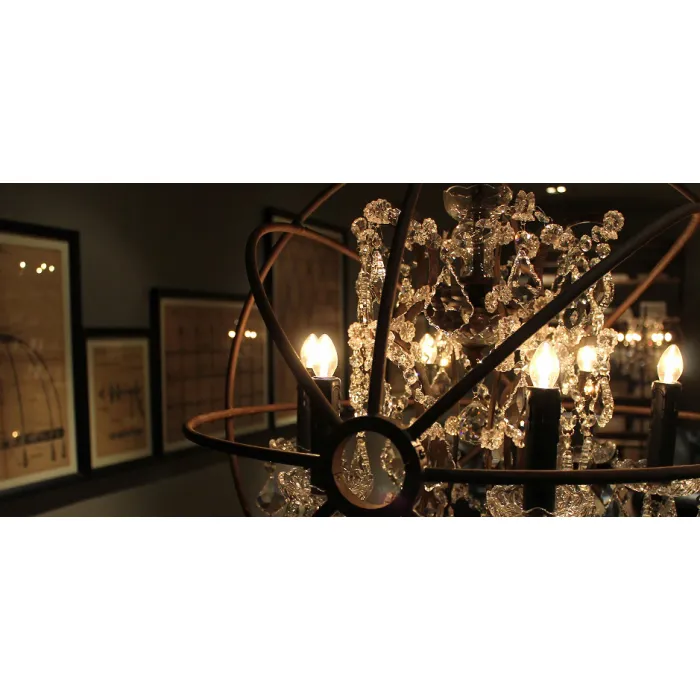 Люстра Restoration Hardware Foucault's Orb Crystal Chandelier от ImperiumLoft
