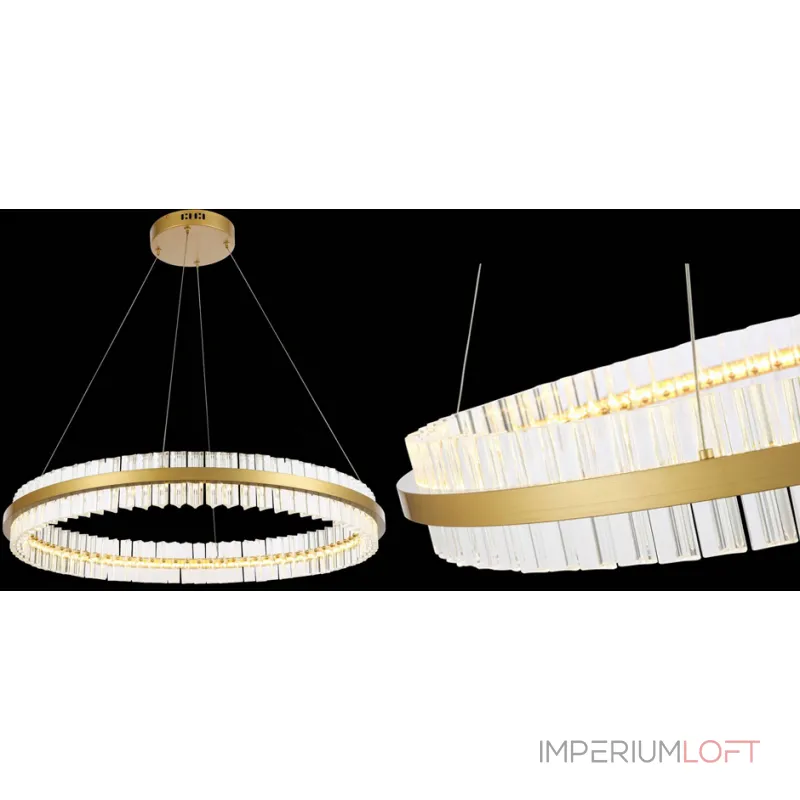 Подвесная люстра Ring Horizontal Gold