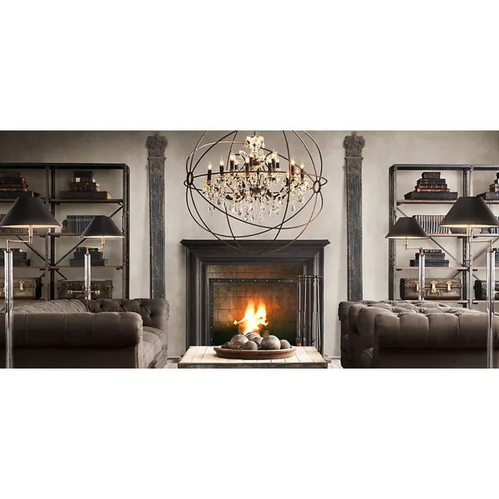 Люстра Restoration Hardware Foucault's Orb Crystal Chandelier от ImperiumLoft