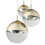 Светильник подвесной Mirror Ball Gold 1 плафон  от ImperiumLoft