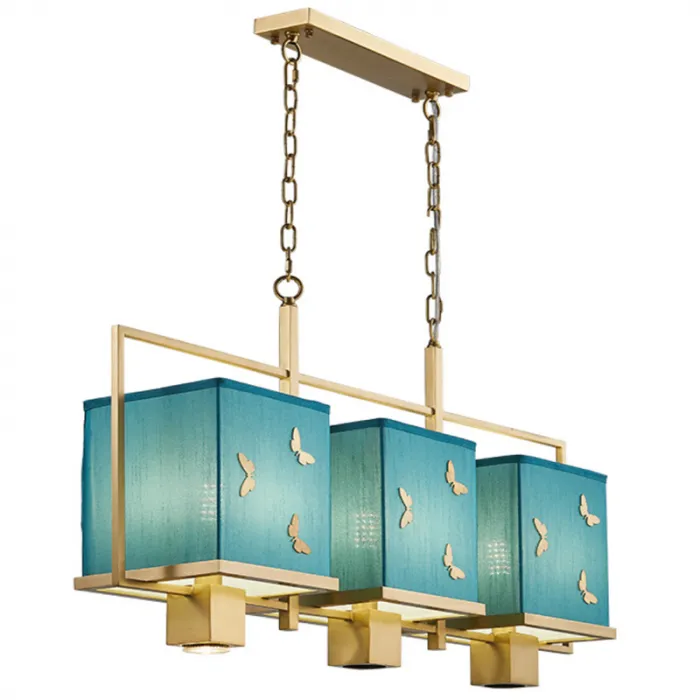 Люстра с бабочками Butterflies Blue Background Chandelier от ImperiumLoft