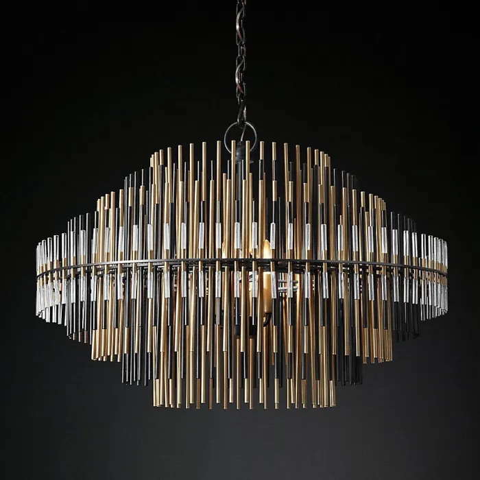 Люстра Restoration Hardware Emile Round Chandelier Chrome II от ImperiumLoft