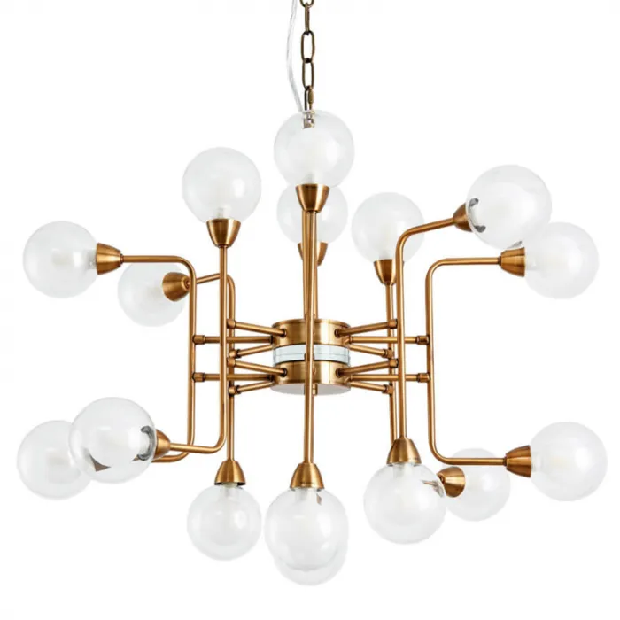 Люстра Bistro Globe Milk Chandelier 16 от ImperiumLoft
