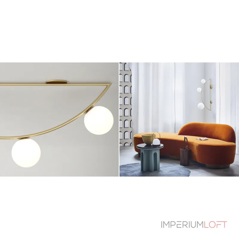 Потолочный светильник Atelier Areti Girlande Ceiling Crescent 3