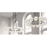 Подвесная люстра Gino Sarfatti Model 2109 12 Lamp