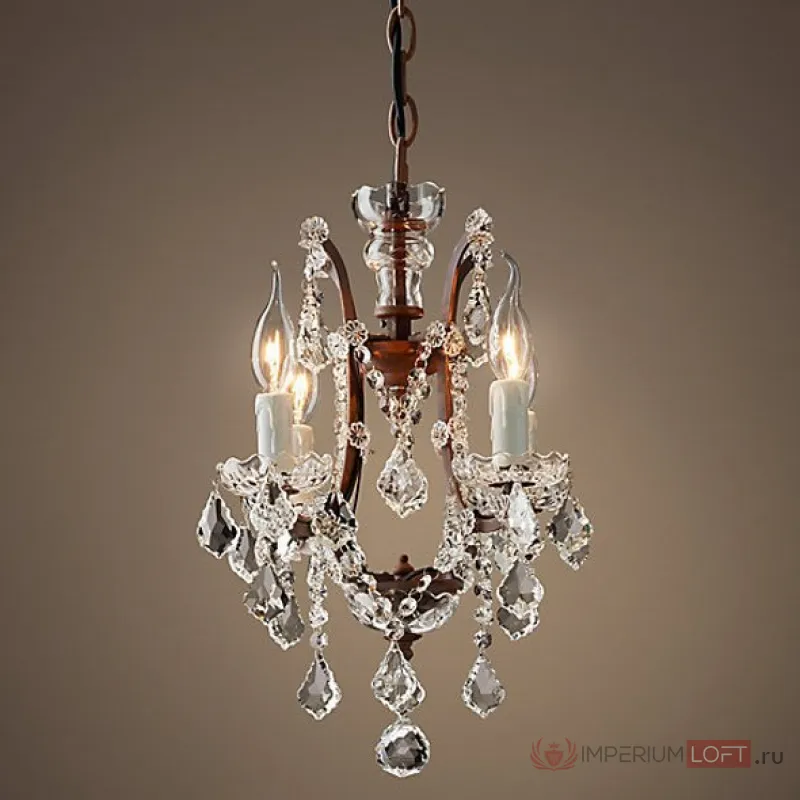 Люстра 19TH C. ROCOCO IRON & CLEAR CRYSTAL 4 от ImperiumLoft