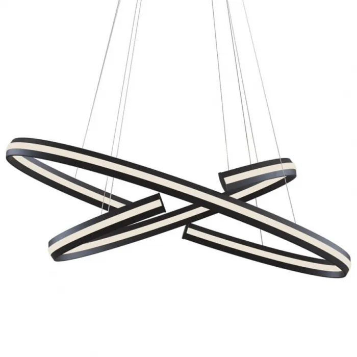Люстра Half Ring Black & White Pendant S от ImperiumLoft