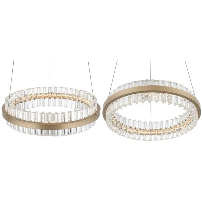 Люстра Ring Horizontal Gold от ImperiumLoft