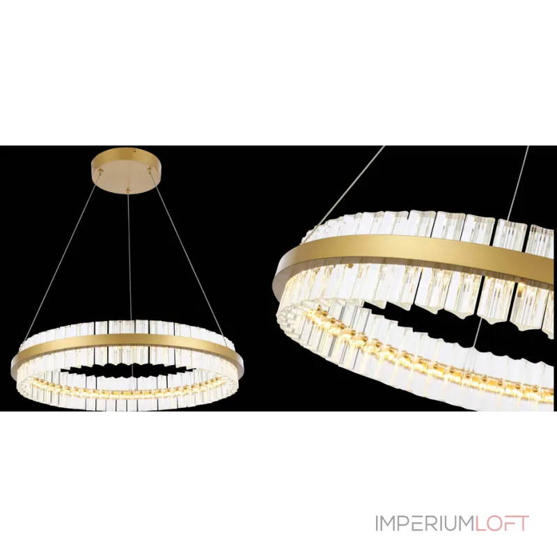 Подвесная люстра Ring Horizontal Gold
