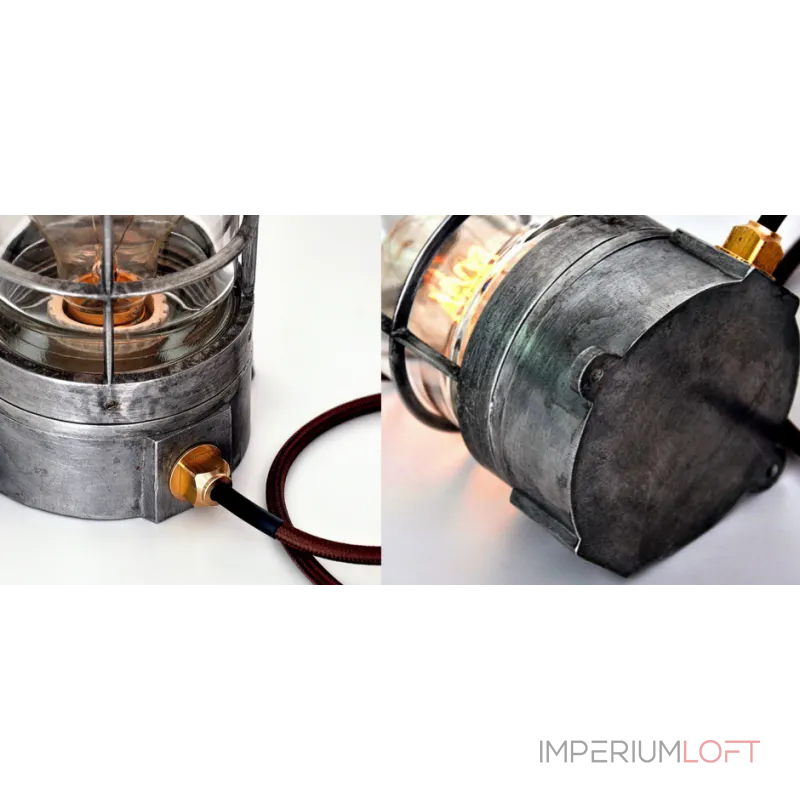 Настольная лампа Steampunk Cage Glass Edison Table lamp от ImperiumLoft Настольная лампа Steampunk Cage Glass Edison Table lamp от ImperiumLoft