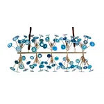 Люстра Agate Burst Chandelier Blue Line от ImperiumLoft