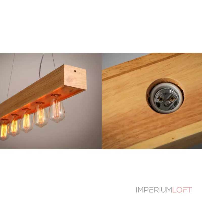 Люстра Loft Wooden Lighting Line Pendant от ImperiumLoft Люстра Loft Wooden Lighting Line Pendant от ImperiumLoft