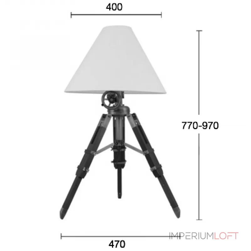 Настольная лампа Table Standing Lamp Black