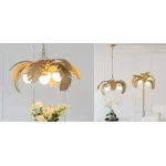 Люстра Vintage Chandelier Gold Сoconut Palm от ImperiumLoft
