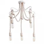 Подвесная люстра Loft Rope Light White 5