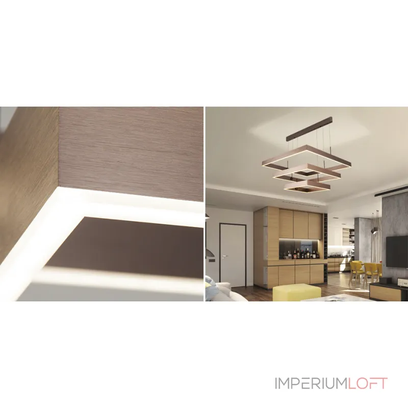 Люстра Ribbon Squares Chandelier
