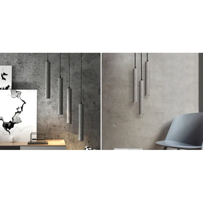 Подвесной светильник Concrete Pipe от ImperiumLoft