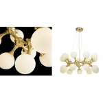 Подвесная люстра MOONDROP Chandelier Gold 18