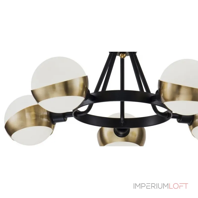 Подвесная люстра Hold Ball Brass Chandelier 5 Подвесная люстра Hold Ball Brass Chandelier 5