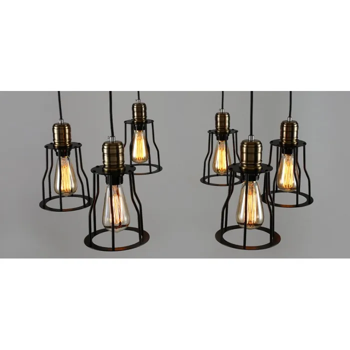 Подвесной светильник Loft Industrial Cage Filament Pendant от ImperiumLoft