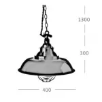 Подвесной светильник Plate Cage Retro Color Light от ImperiumLoft