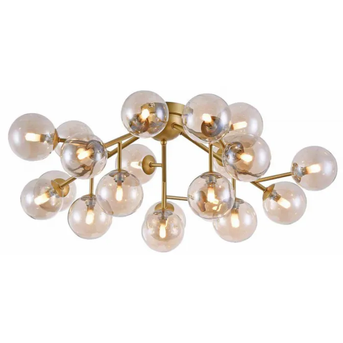 Потолочный Светильник Berries Chandelier Amber 60 от ImperiumLoft