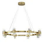 Люстра Crystal Ring Chandelier Brass от ImperiumLoft