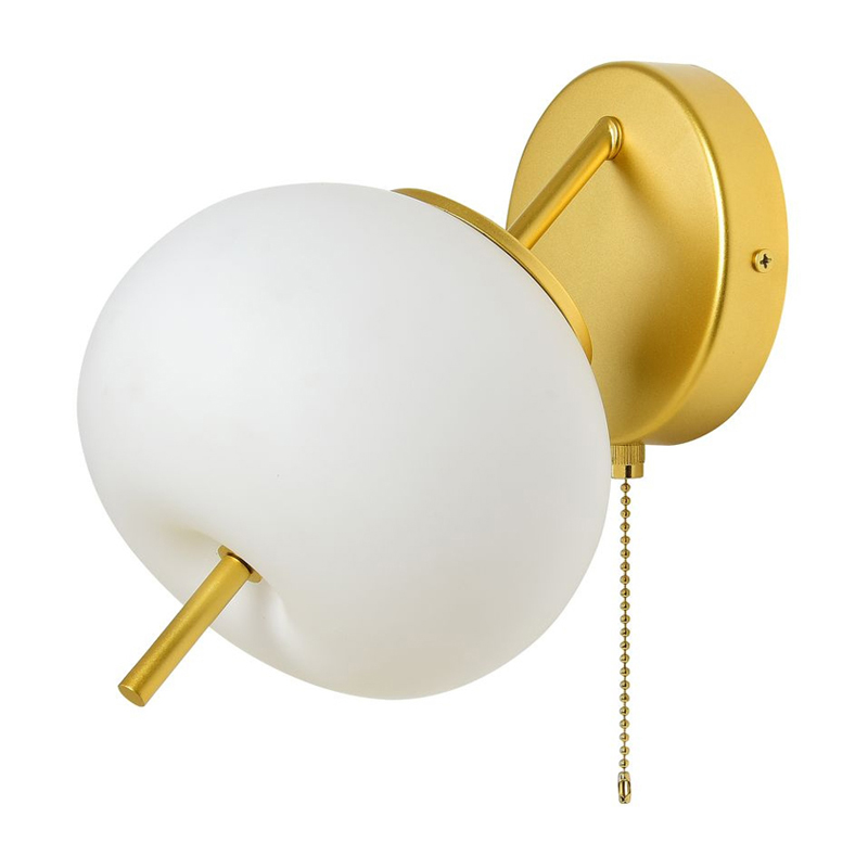 Бра White ball brass Louise Wall Lamp от ImperiumLoft
