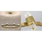 Люстра Crystal Ring Chandelier Brass от ImperiumLoft