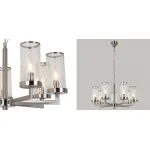 Люстра LIAISON ONE-TIER Chandelier 7 Silver от ImperiumLoft