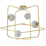 Люстра Broken Squares Balls Brass от ImperiumLoft