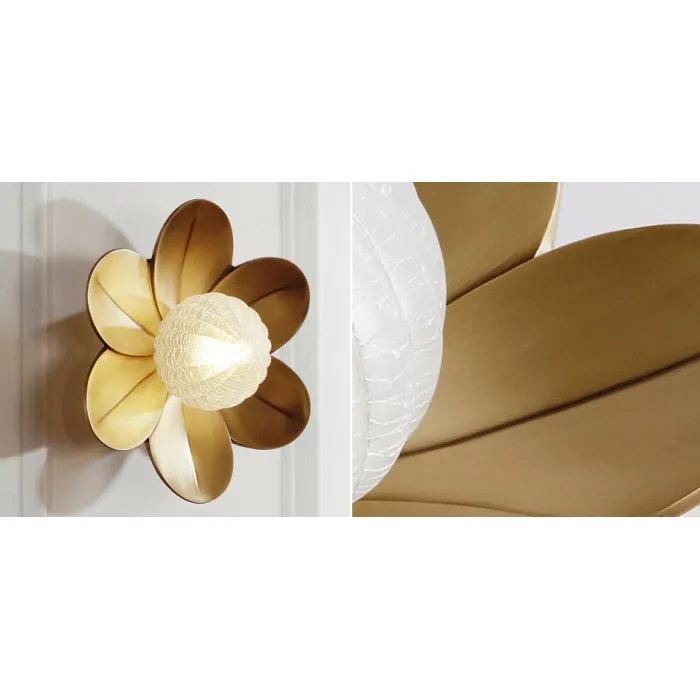 LOTUS Wall Lamp Бра форме листьев лотоса от ImperiumLoft