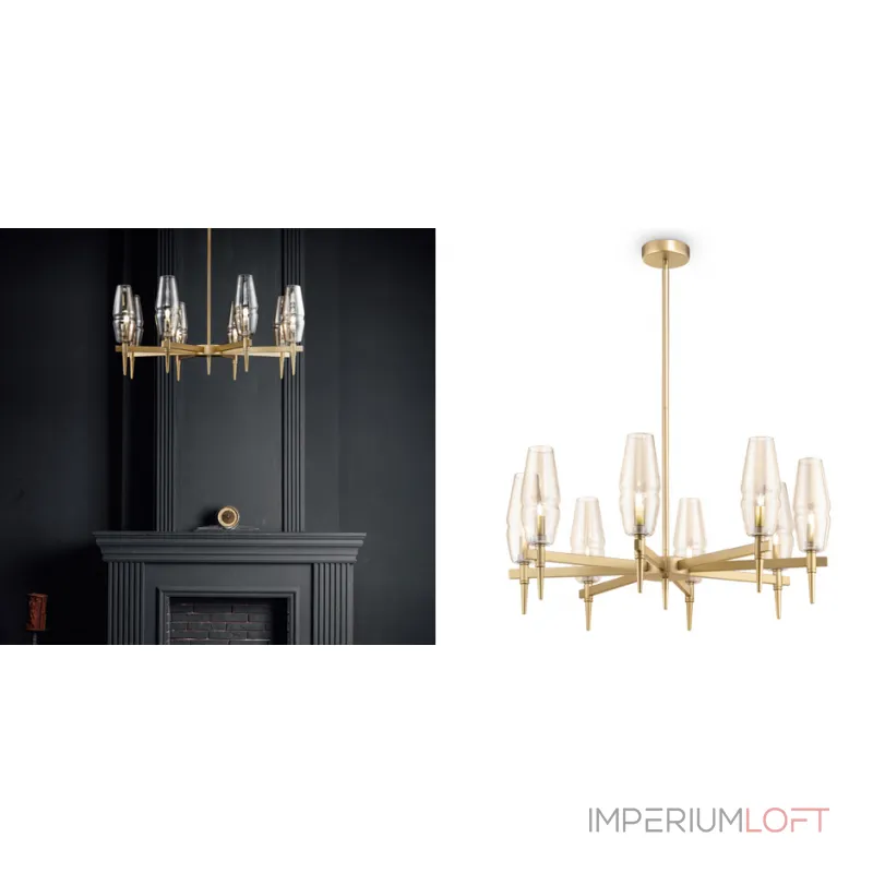 Люстра на штанге Polani Chandelier 8 Люстра на штанге Polani Chandelier 8