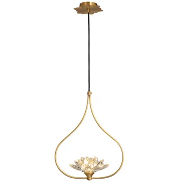 Хрустальный светильник Цветок Лотоса Lotus flower Clear Glass pendant lamp A