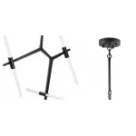 Подвесная люстра Агнес Chandelier Black 6