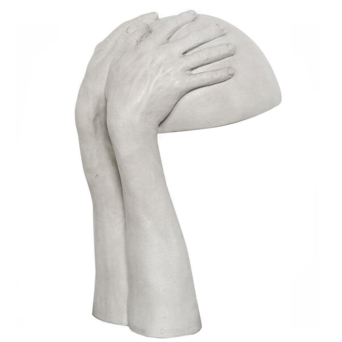 Настольная лампа Modern Richard Etts Plaster Hands Table Lamp от ImperiumLoft
