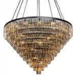 Большая Многоярусная люстра ODEON Amber GLASS 11-TIER диаметр 160 см от ImperiumLoft