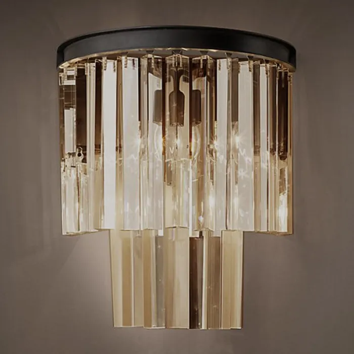 Бра 1920S Odeon Smok and Amber crystal  от ImperiumLoft