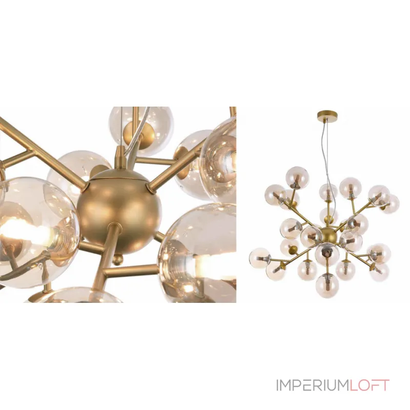 Подвесная люстра Berries Chandelier Amber 70