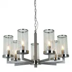 Люстра LIAISON ONE-TIER Chandelier 7 Silver от ImperiumLoft