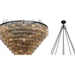 Большая Многоярусная люстра ODEON Amber GLASS 11-TIER диаметр 160 см от ImperiumLoft