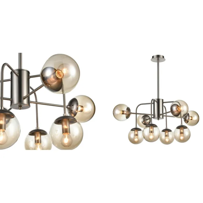 Люстра Amber Balls Chandelier 8 от ImperiumLoft