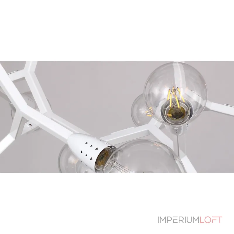 Подвесная люстра Polygon Chandelier 6 White