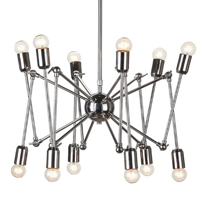 Подвесной светильник LOFT SPUTNIK CHANDELIER SPIDER Silver от ImperiumLoft