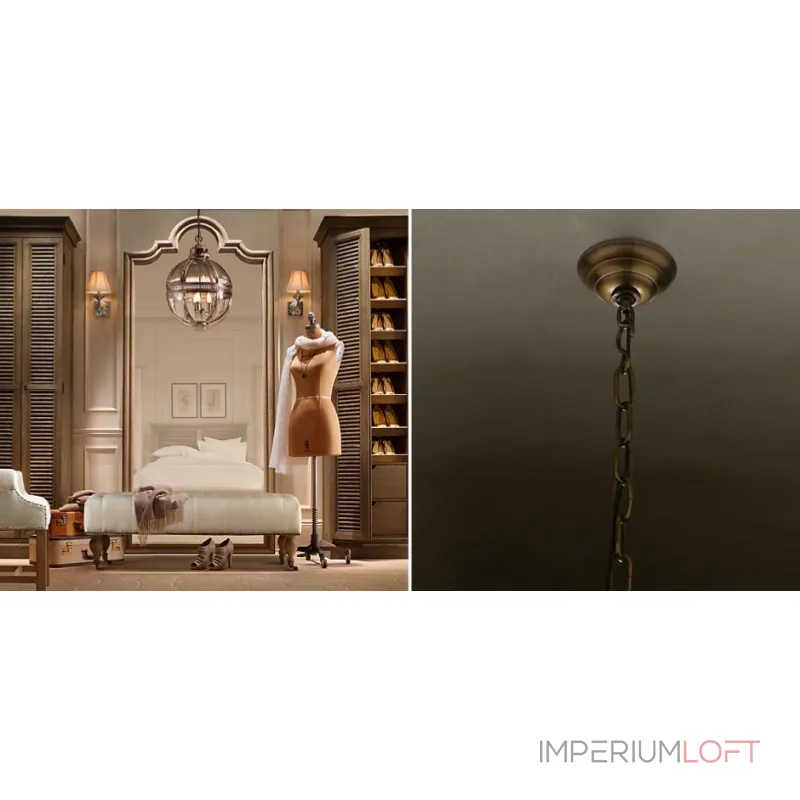 Подвесная люстра Sphere Old Roman Chandelier