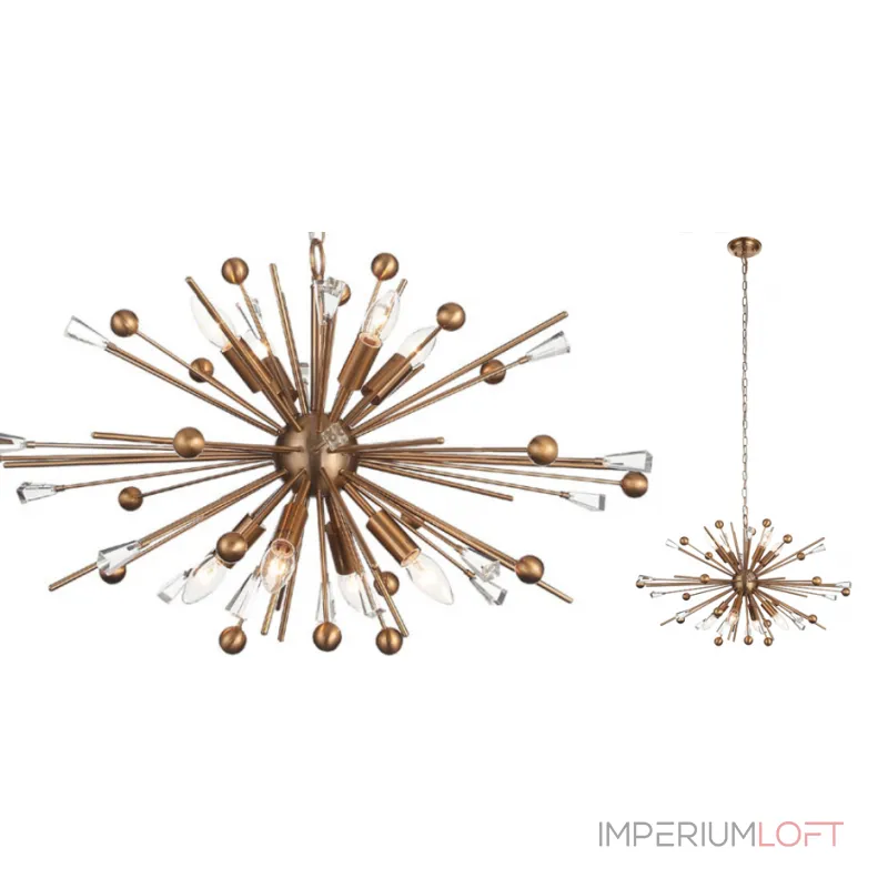 Подвесная люстра GIANT SPUTNIK Chandelier Copper