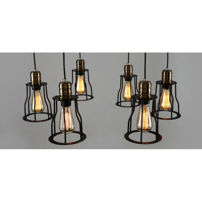 Подвесной светильник Loft Industrial Cage Filament Pendant от ImperiumLoft